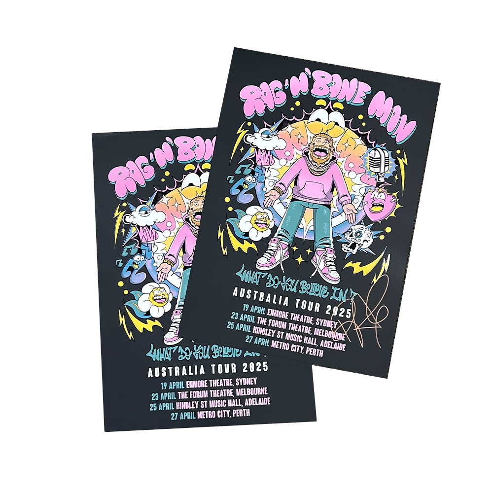What Do You Believe In? 2025 Aus Tour Poster