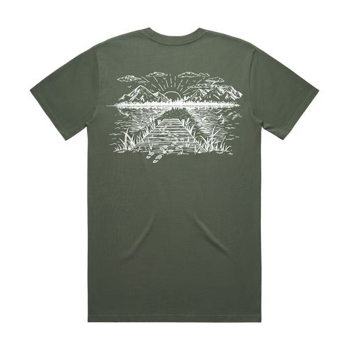 Riley Pearce - Footprints T-Shirt (Cypress)