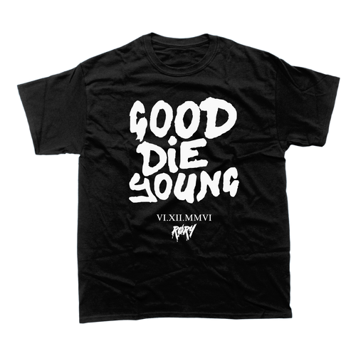 GOOD DIE YOUNG T-SHIRT (BLACK)