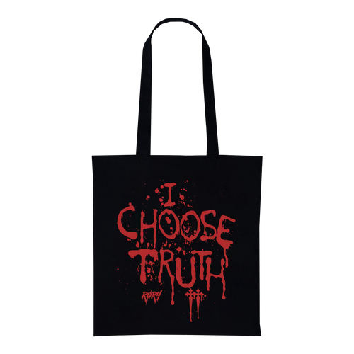 I CHOOSE TRUTH TOTE BAG (BLACK)