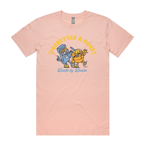 Death by Denim | Cigarettes and Honey T-Shirt (Pink)