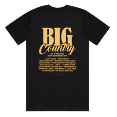 Big Country Festival Black Tee