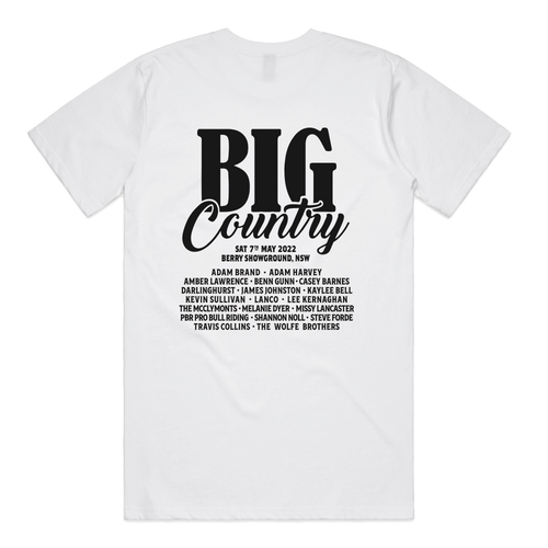 Big Country Festival White Tee