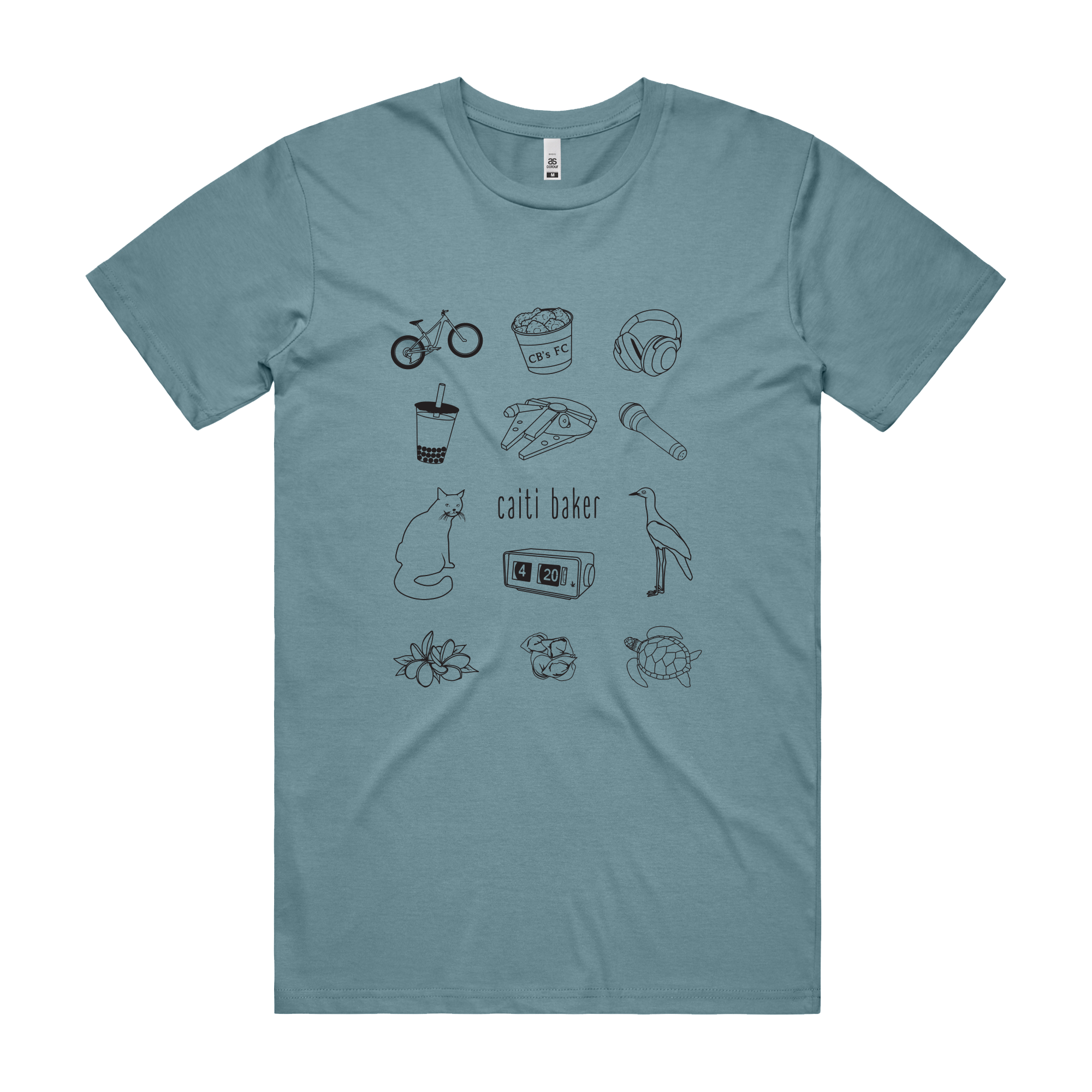 Caiti Baker | Icons T-Shirt (Slate)