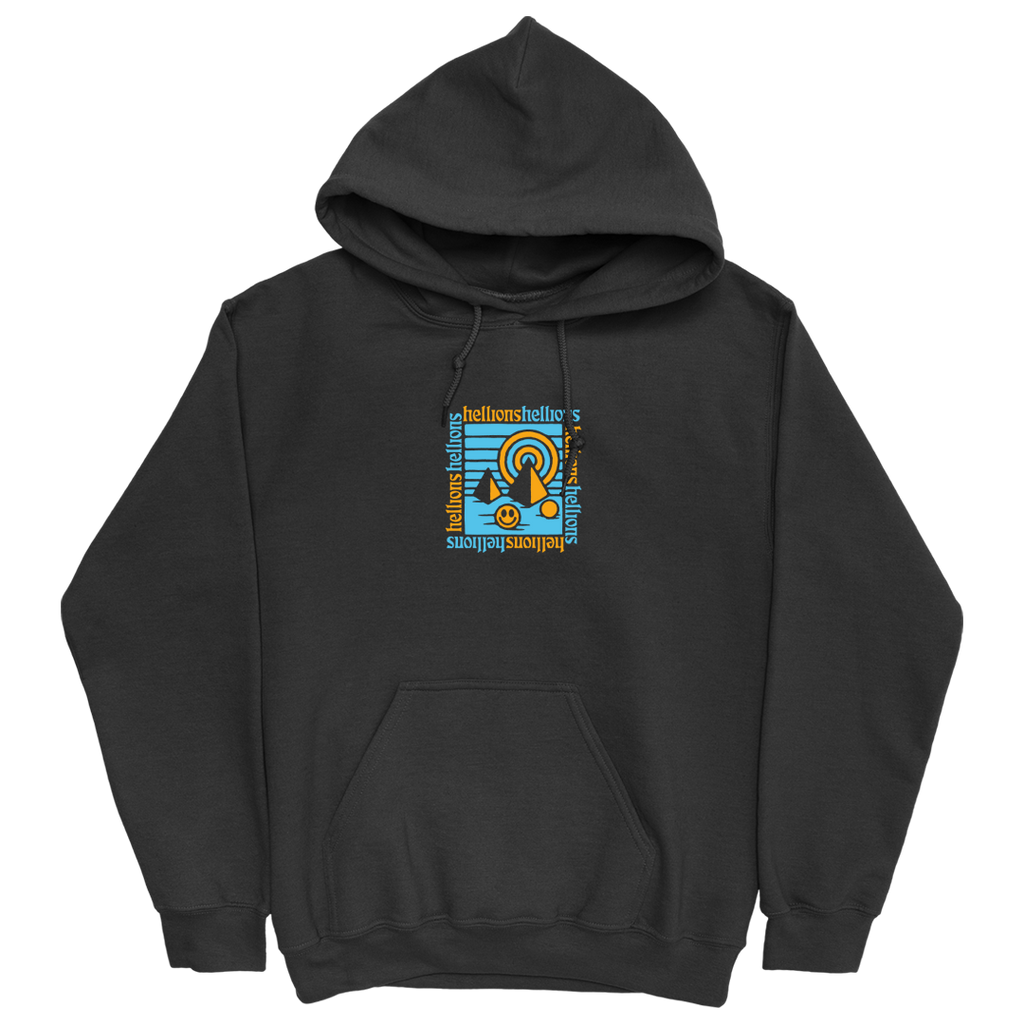 Black pyramid top nasa hoodie