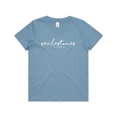 Smilestones Kids T-Shirt (Blue)