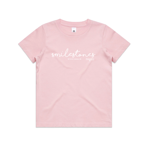 Smilestones Kids T-Shirt (Pink)