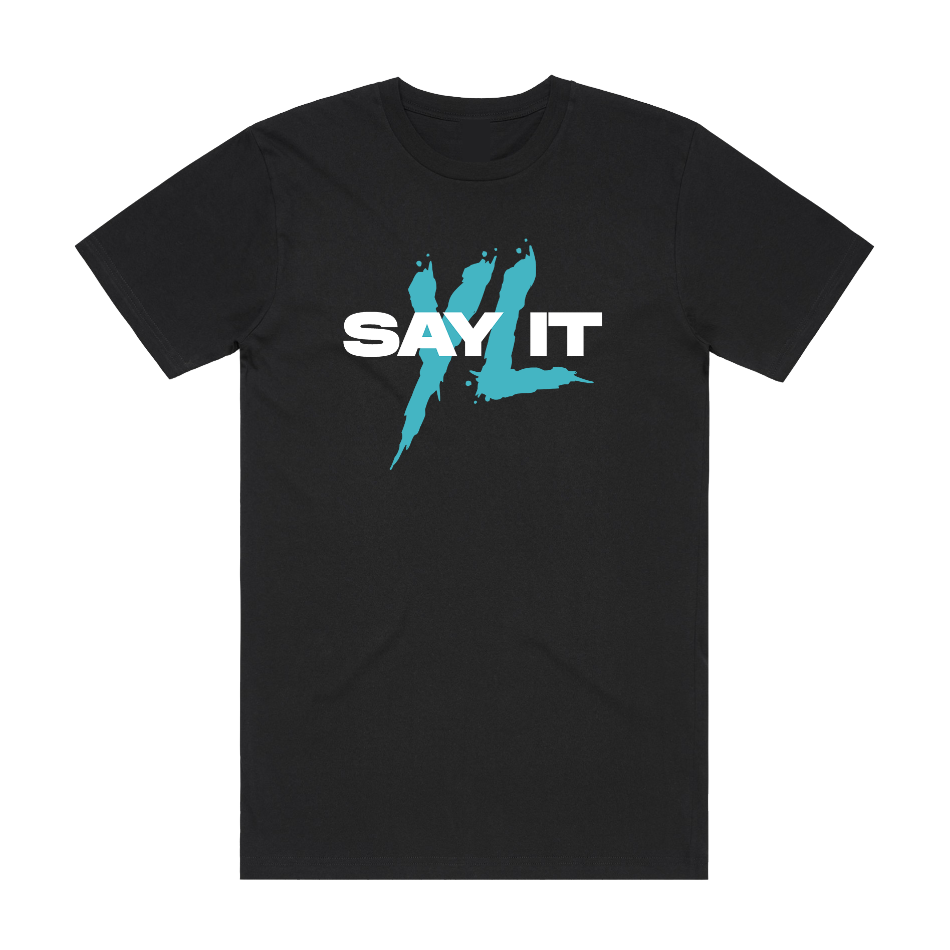YL | Say It T-Shirt | Black