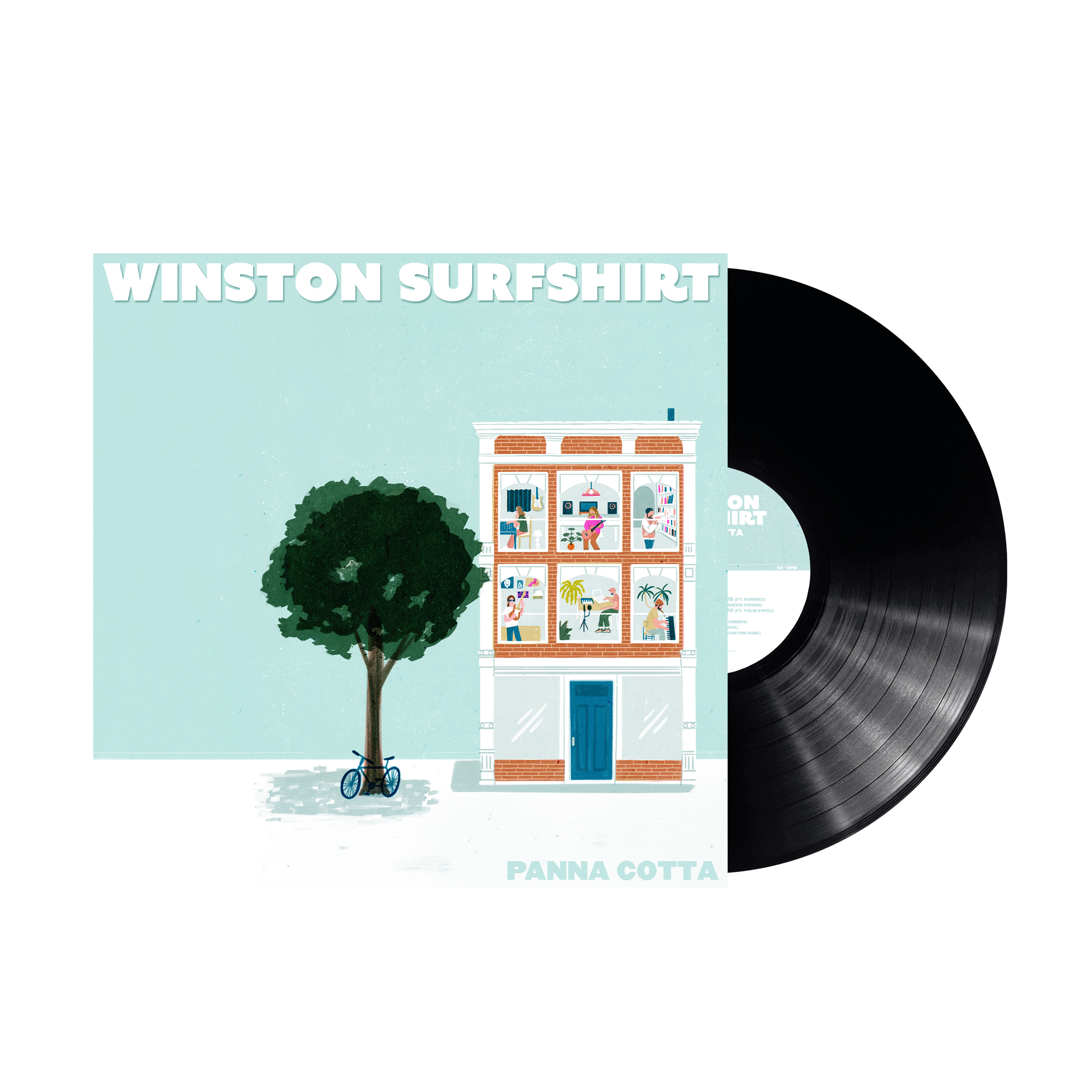 Winston Surfshirt | Panna Cotta Vinyl (Black)