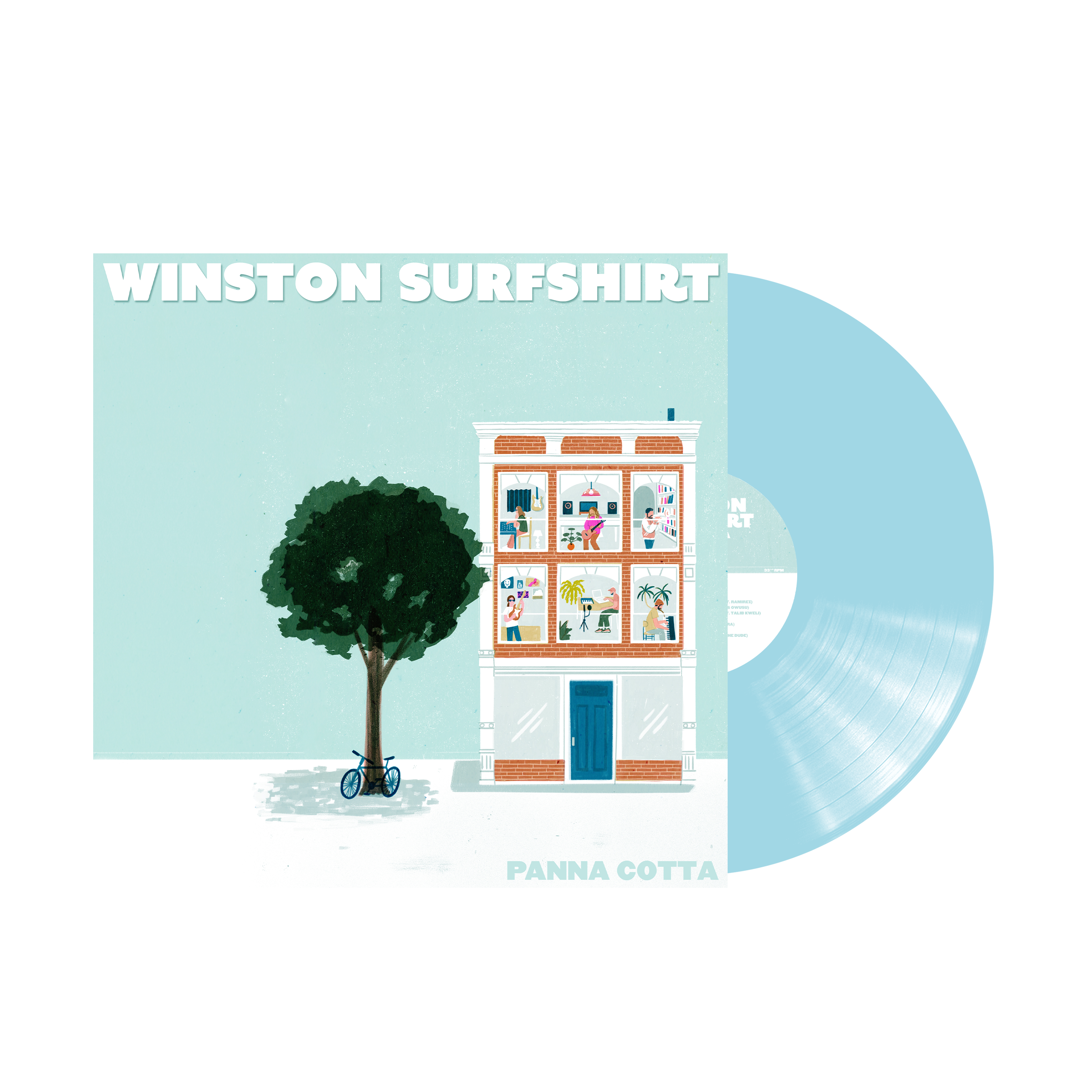 Winston Surfshirt | Panna Cotta Vinyl (Baby Blue)