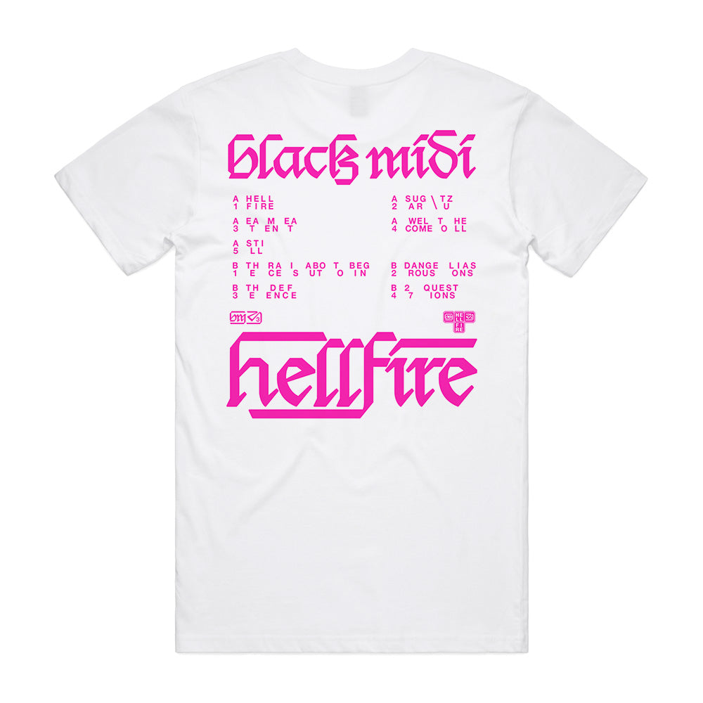 Black Midi Hellfire T-Shirt - Main Image