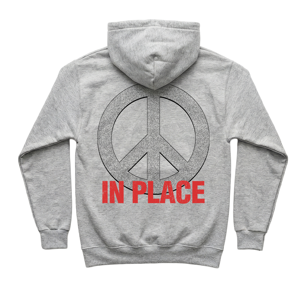 Peace In Place Grey Hoodie