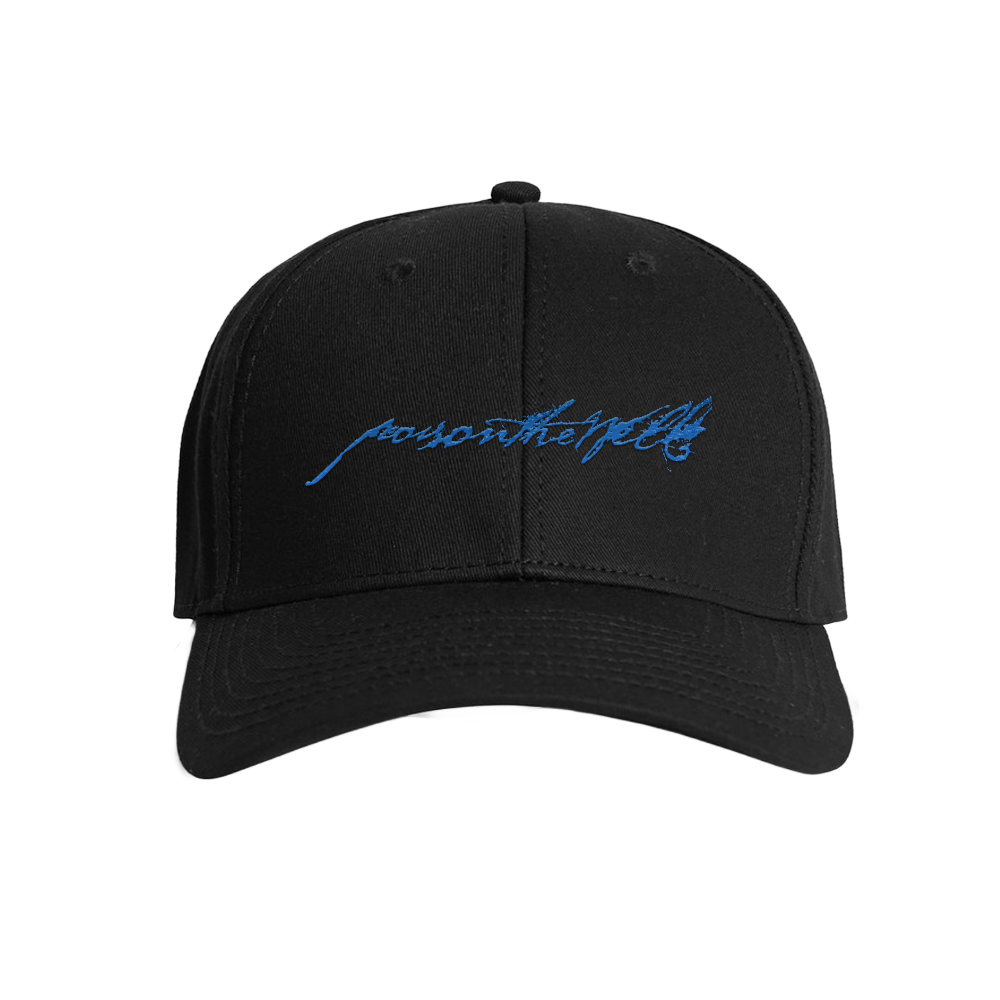 Black Embroidered Cap