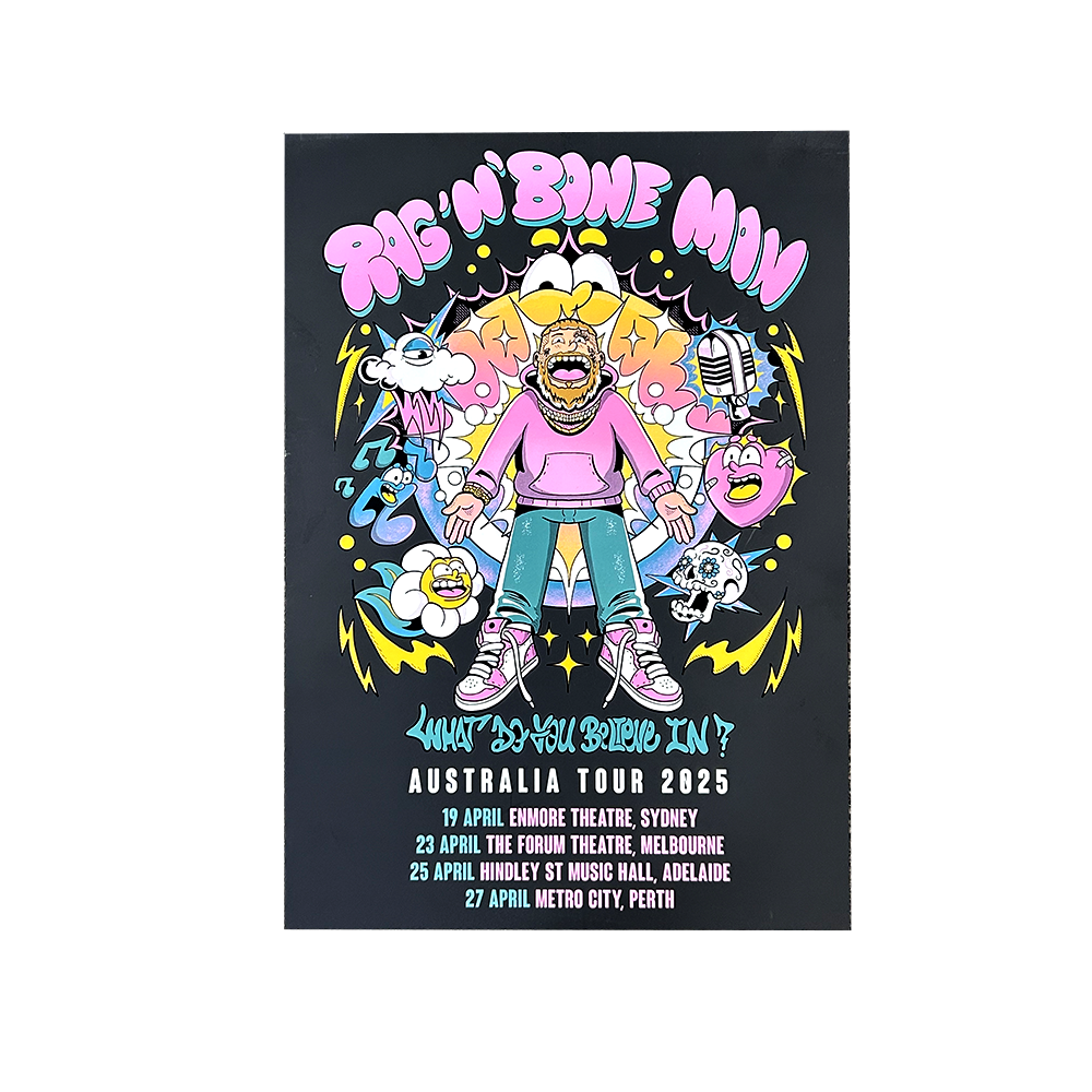 What Do You Believe In? 2025 Aus Tour Poster
