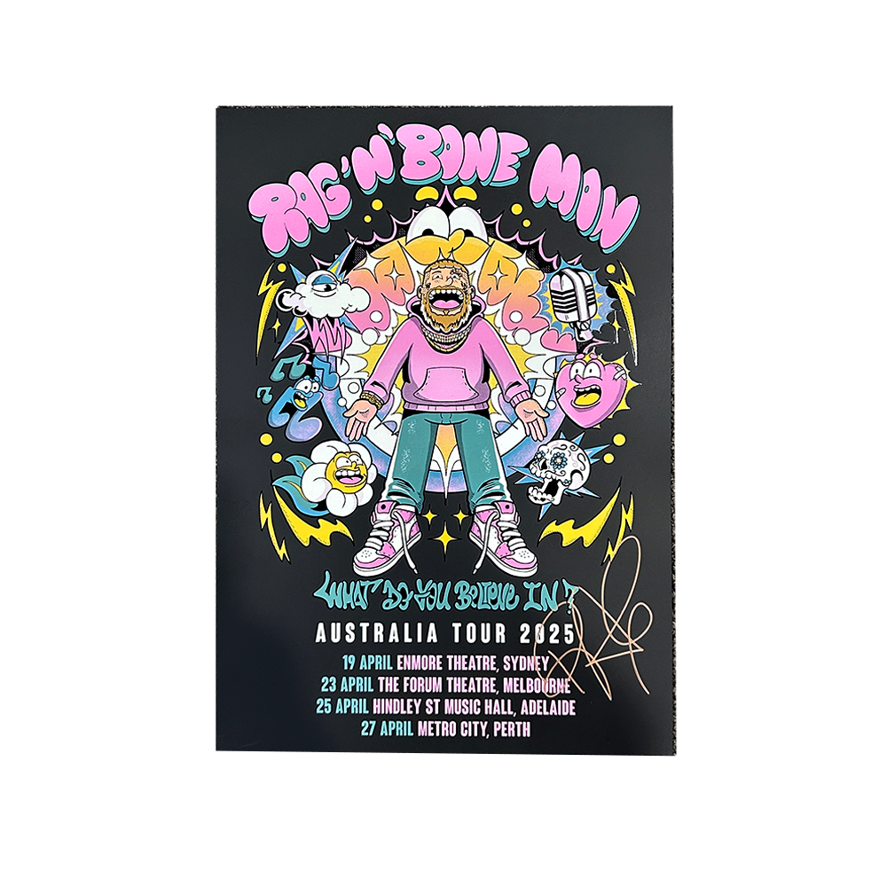 What Do You Believe In? 2025 Aus Tour Poster