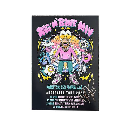 What Do You Believe In? 2025 Aus Tour Poster