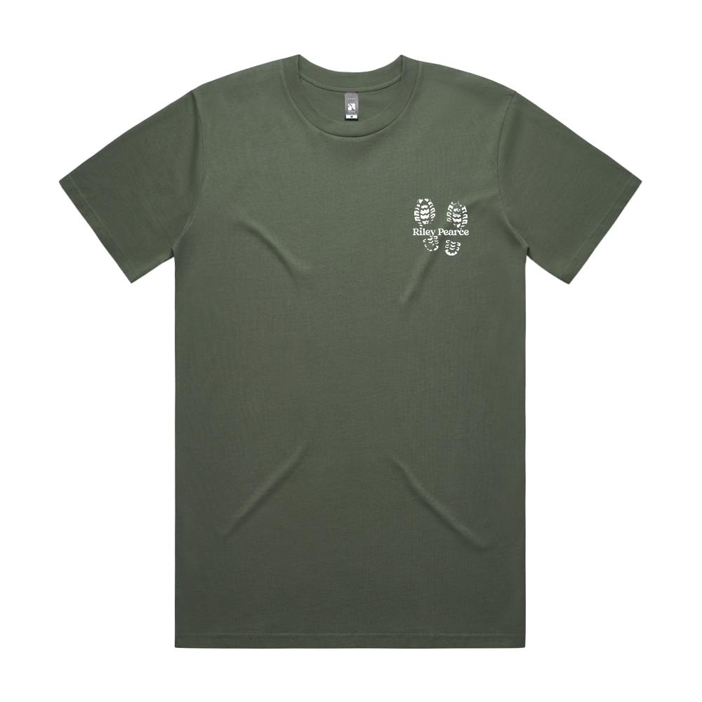 Riley Pearce - Footprints T-Shirt (Cypress)