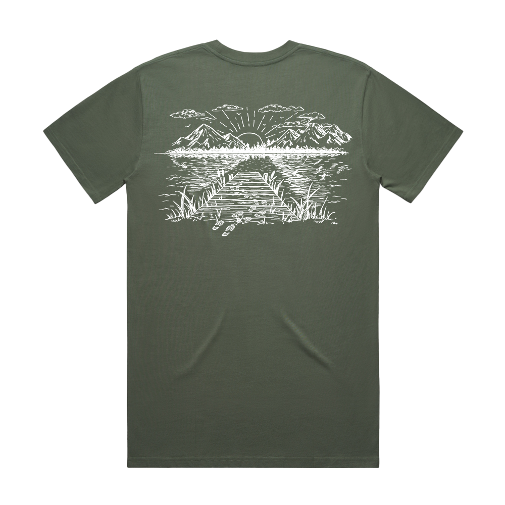 Riley Pearce - Footprints T-Shirt (Cypress)