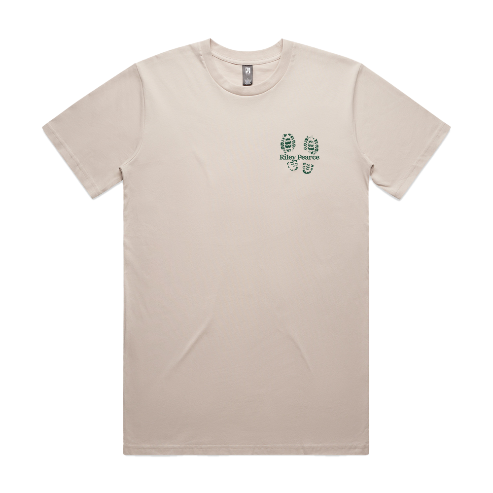 Riley Pearce - Footprints T-Shirt (Bone)