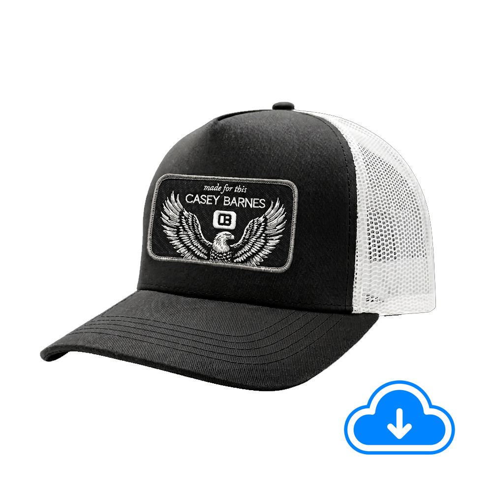 Casey Barnes Black Trucker Hat w/ Digital Download