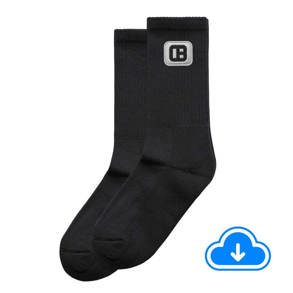 Casey Barnes Embroidered Socks w/ Digital Download