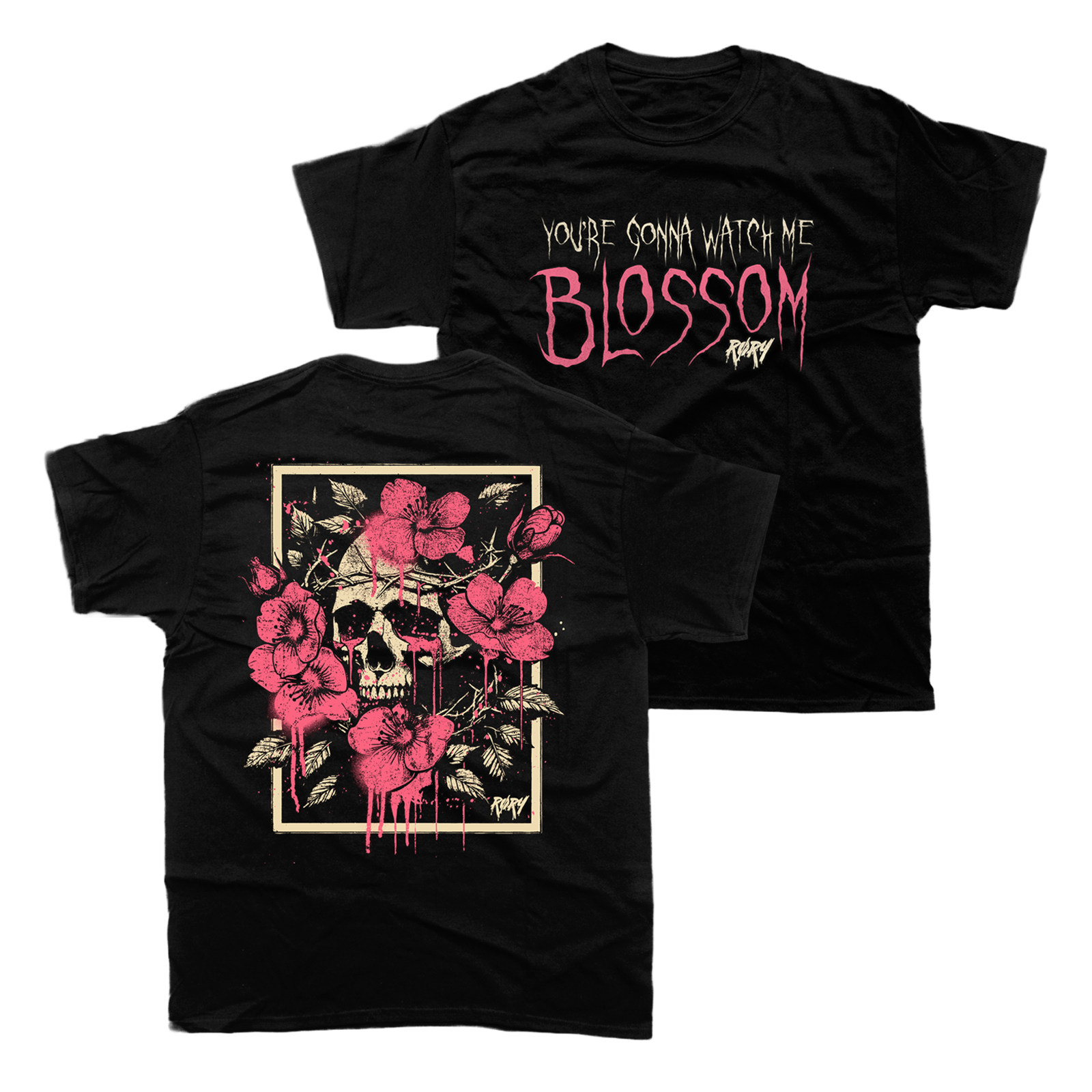 BLOSSOM T-SHIRT (BLACK)