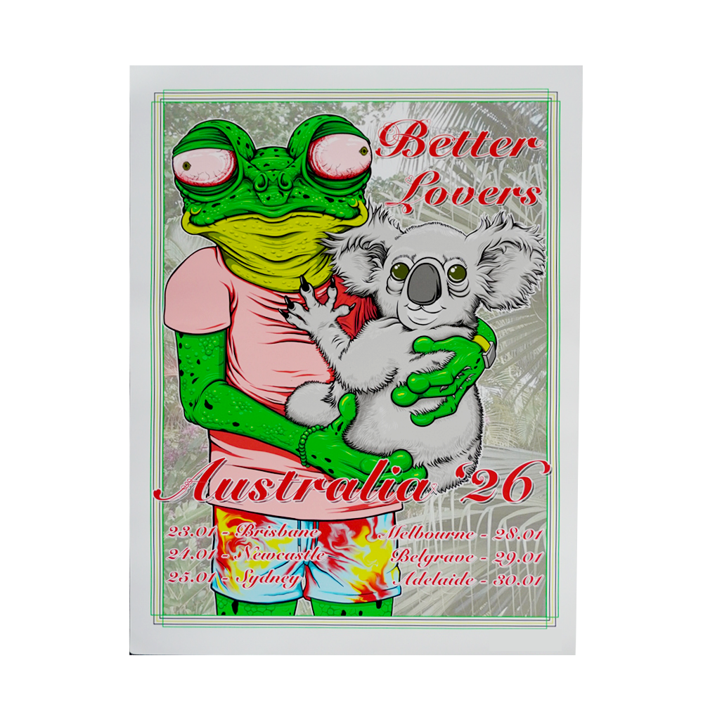 Better Lovers AUS Tour Poster