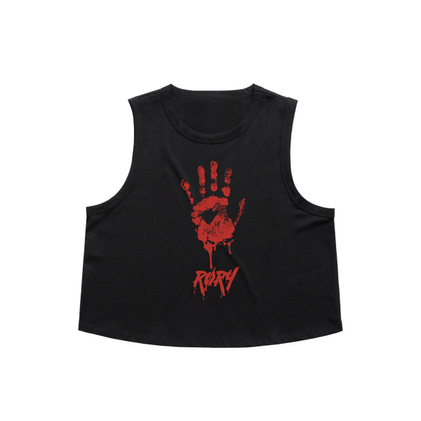 HANDPRINT TANK TOP (BLACK)