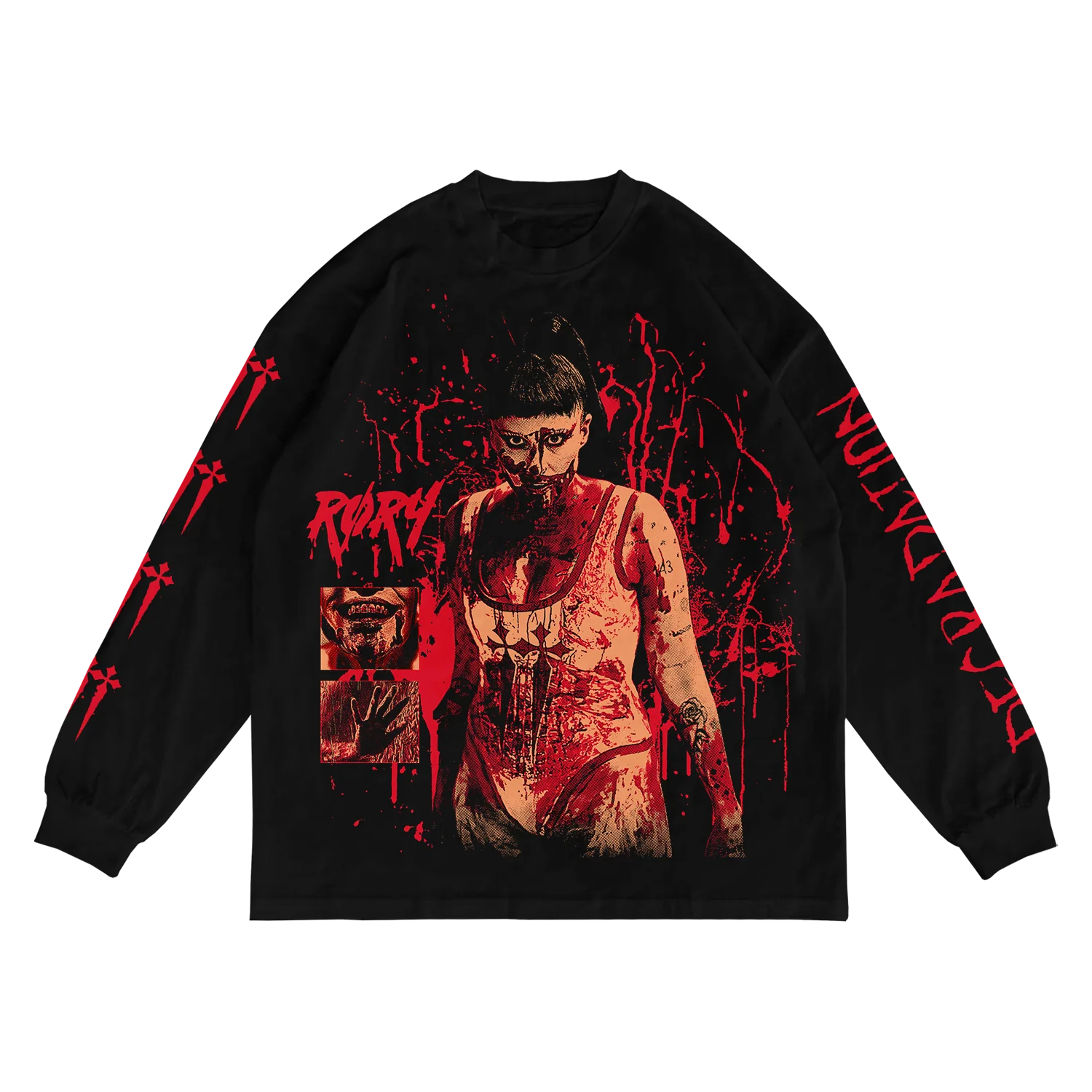 BLOODBATH OVERSIZED LONGSLEEVE (BLACK)
