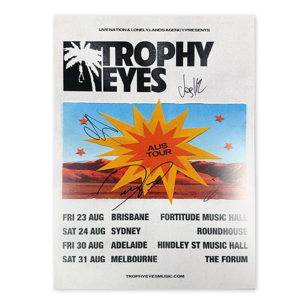 Trophy Eyes - Signed Tour Poster