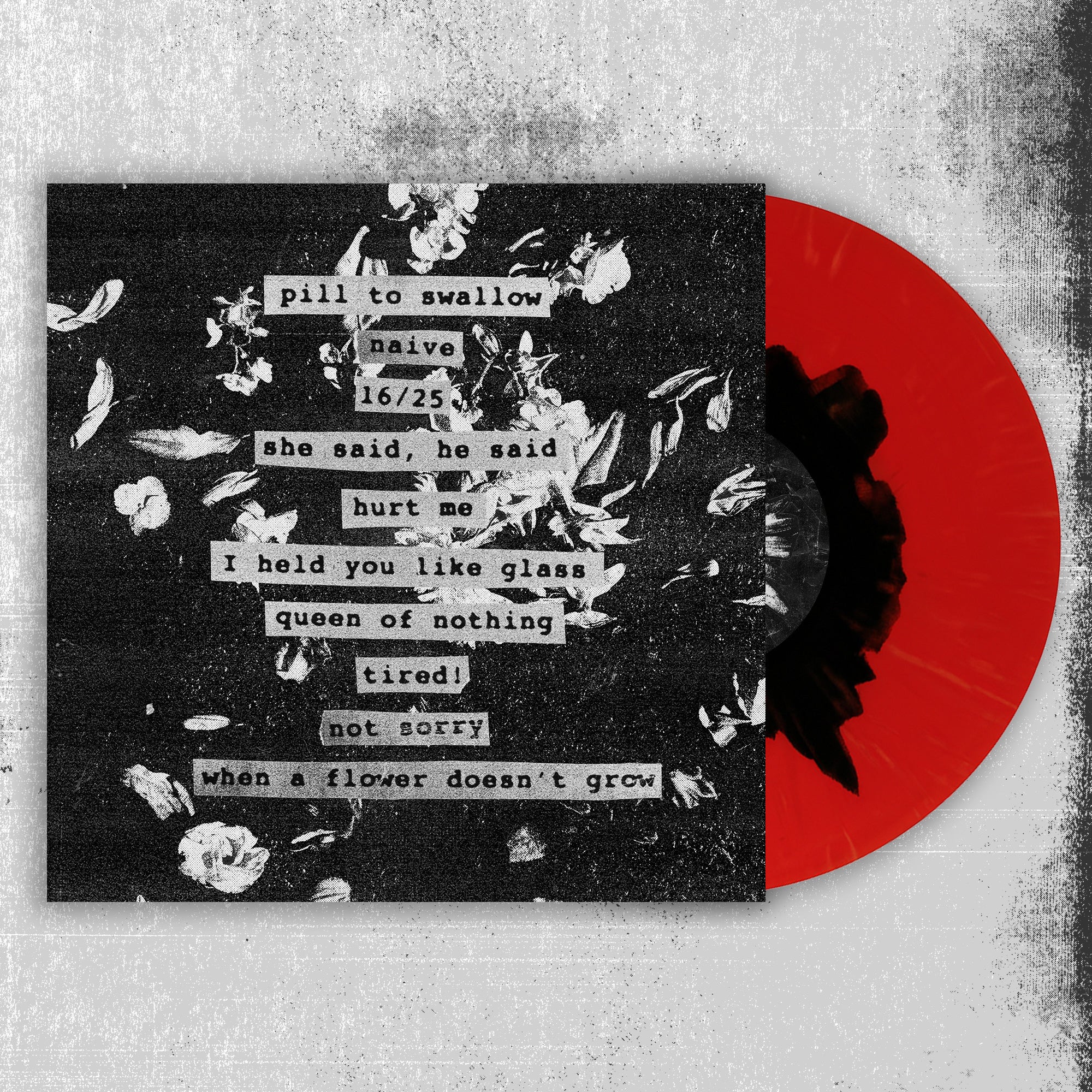 Softcult - When A Flower Doesn't Grow (Black/Red LP) + Zine (Signed)
