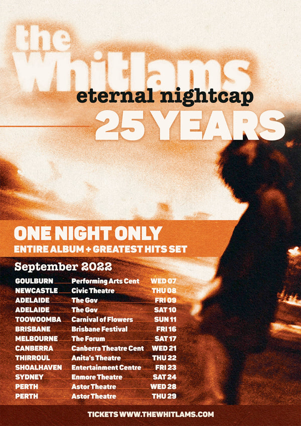 Limited Edition Eternal Nightcap 2022 A3 Tour Poster