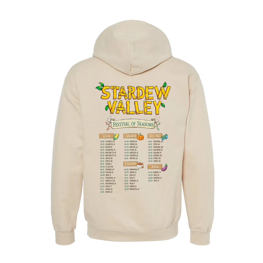 Stardew Valley | Tour Hoodie (Sand)