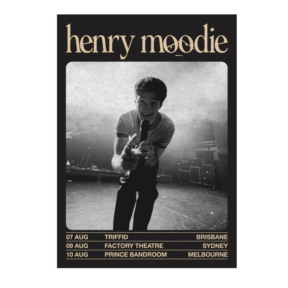 Henry Moodie | Aus Tour Poster