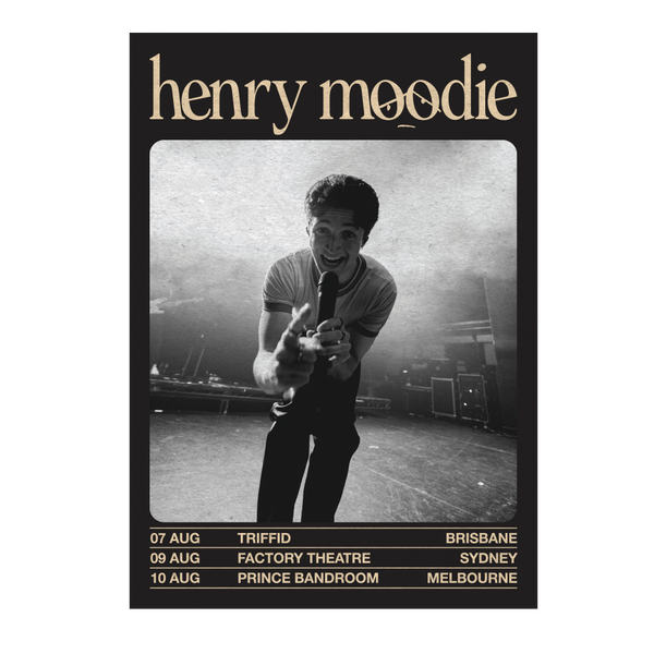 Henry Moodie | Aus Tour Poster