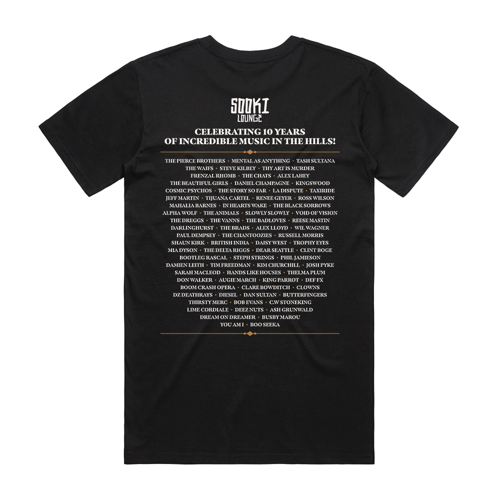 Sooki Lounge | 10 Years T-Shirt