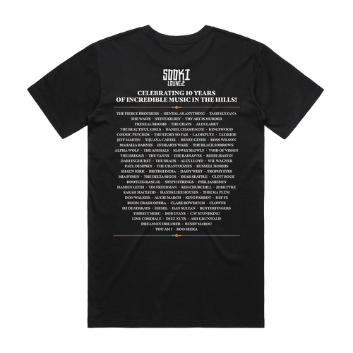 Sooki Lounge | 10 Years T-Shirt