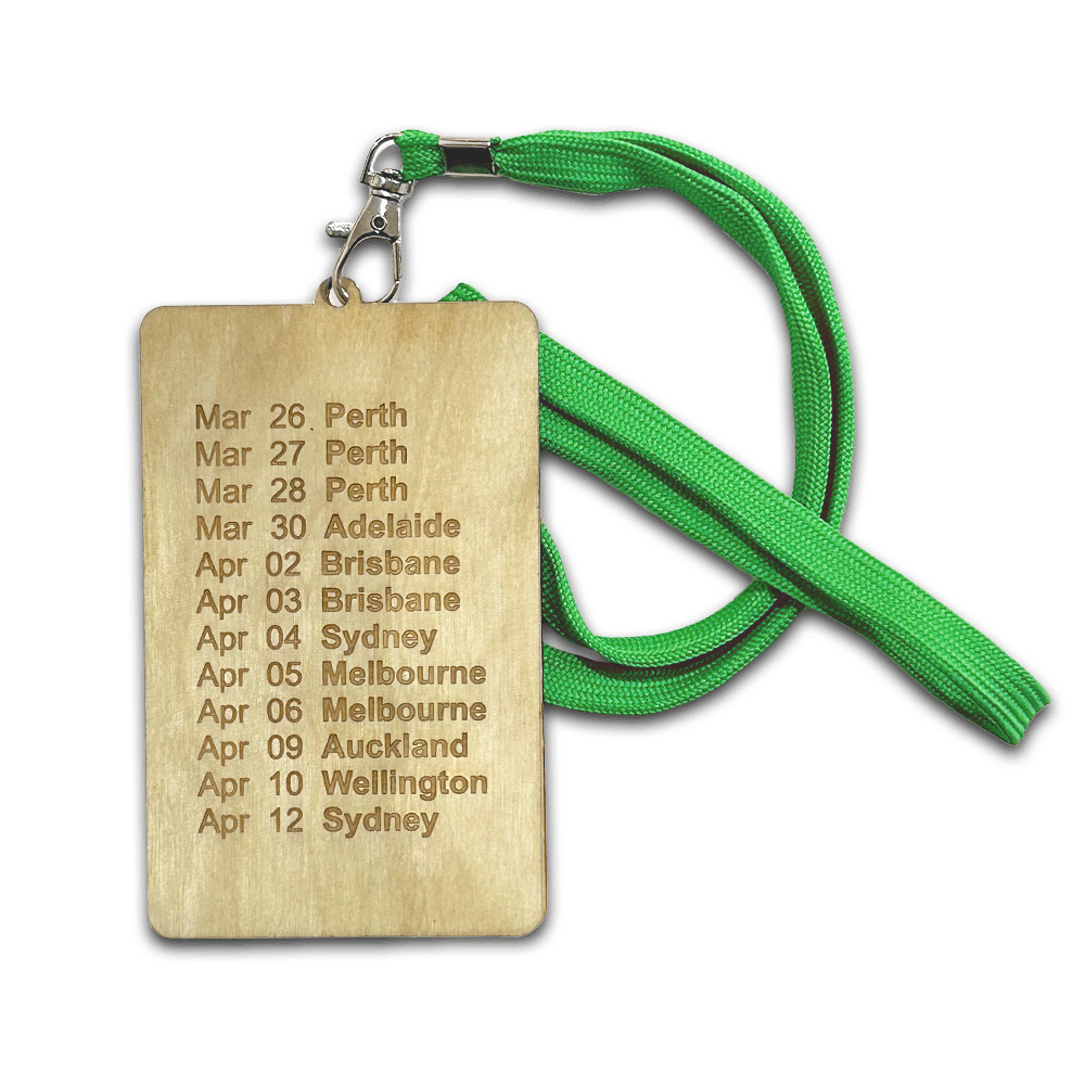 CTD | Exclusive Australia VIP Wooden Lanyard