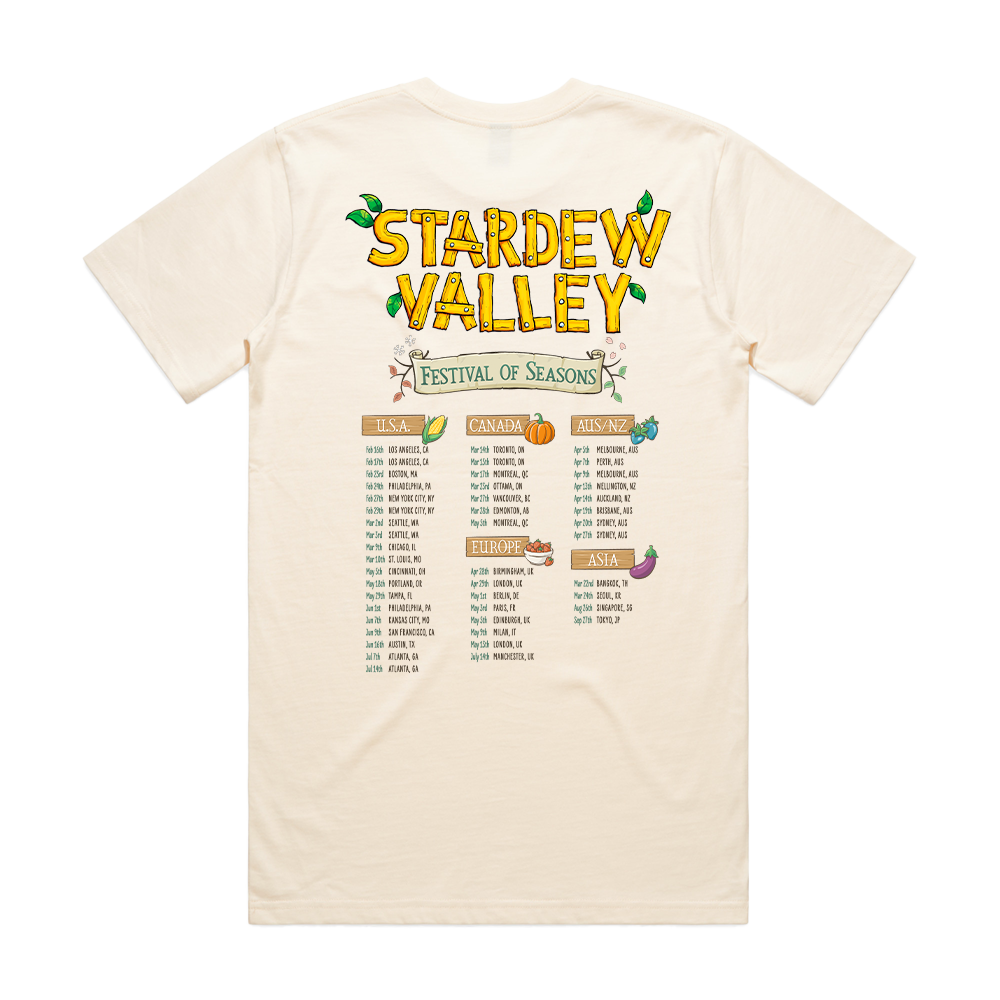 Stardew Valley | Tour T-Shirt (Natural)
