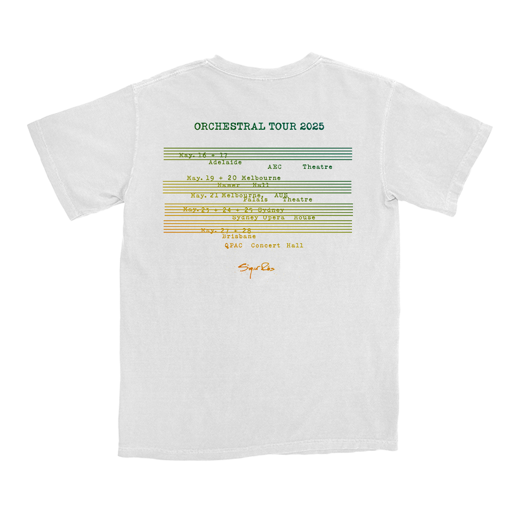 Aus Orchestral Tour T-Shirt (White)
