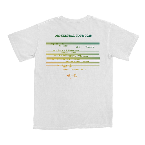 Aus Orchestral Tour T-Shirt (White)
