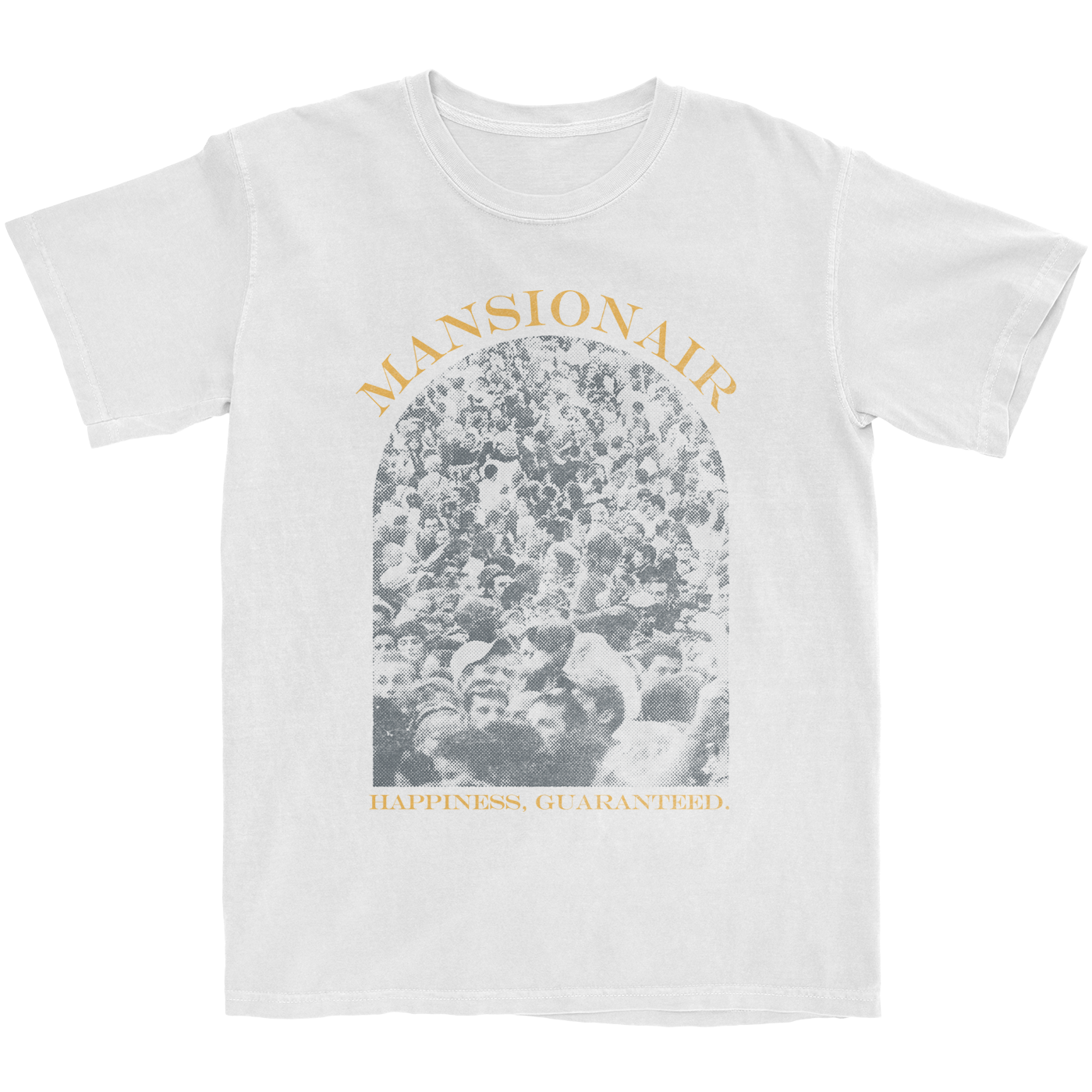 Mansionair | 'Happiness, Guaranteed' T-Shirt + Music Bundle