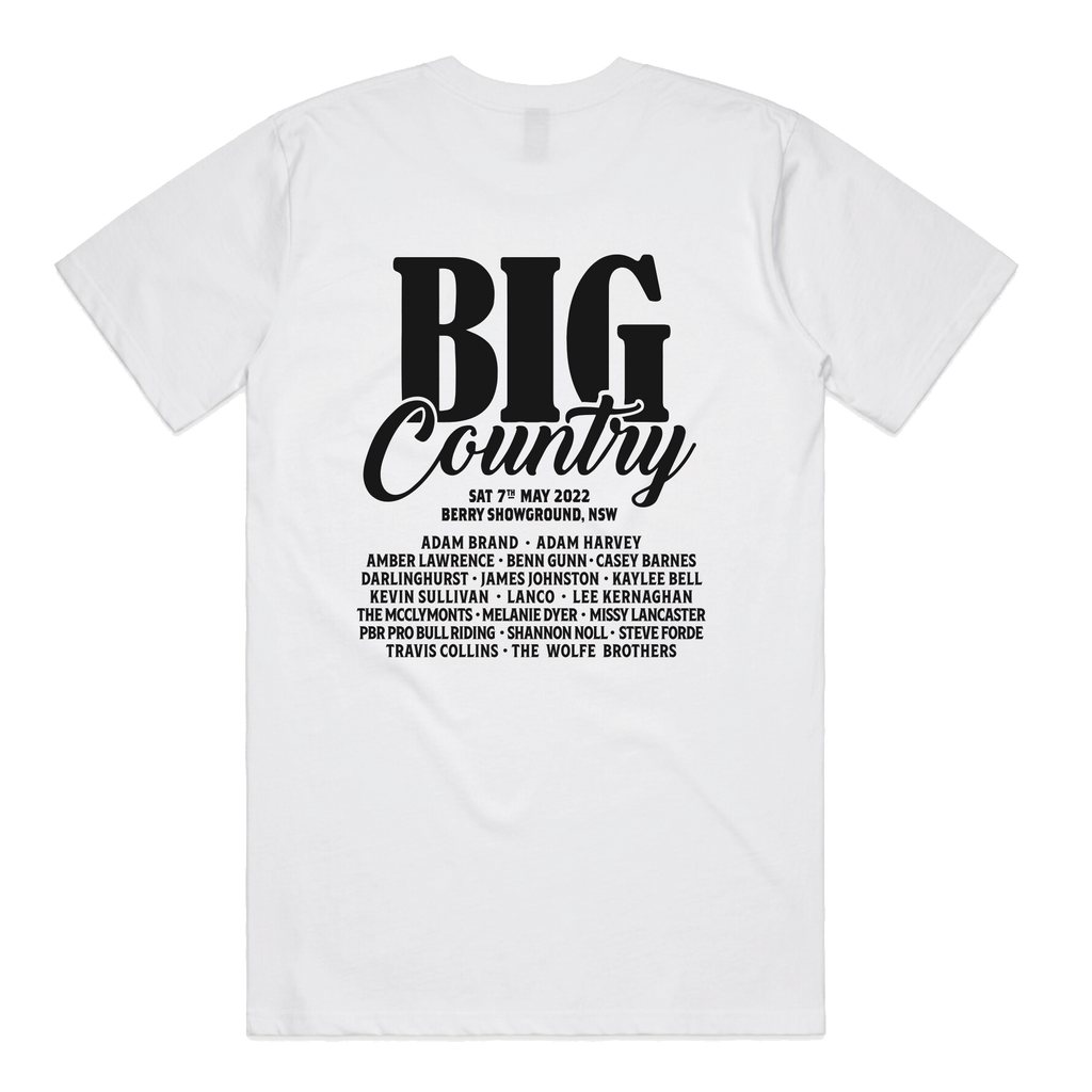 Big Country Festival White Tee