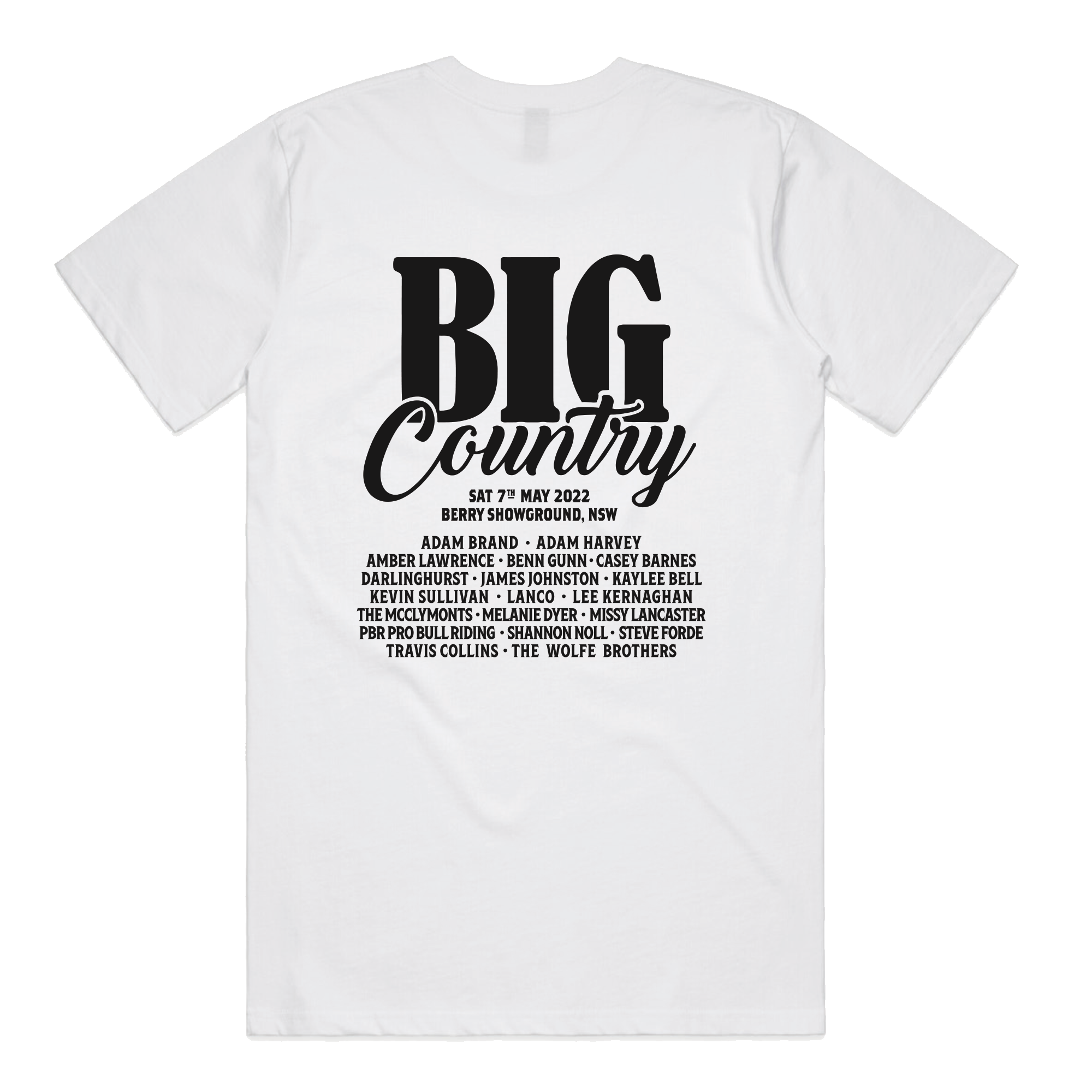 Big Country Festival White Tee