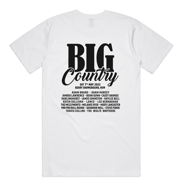 Big Country Festival White Tee