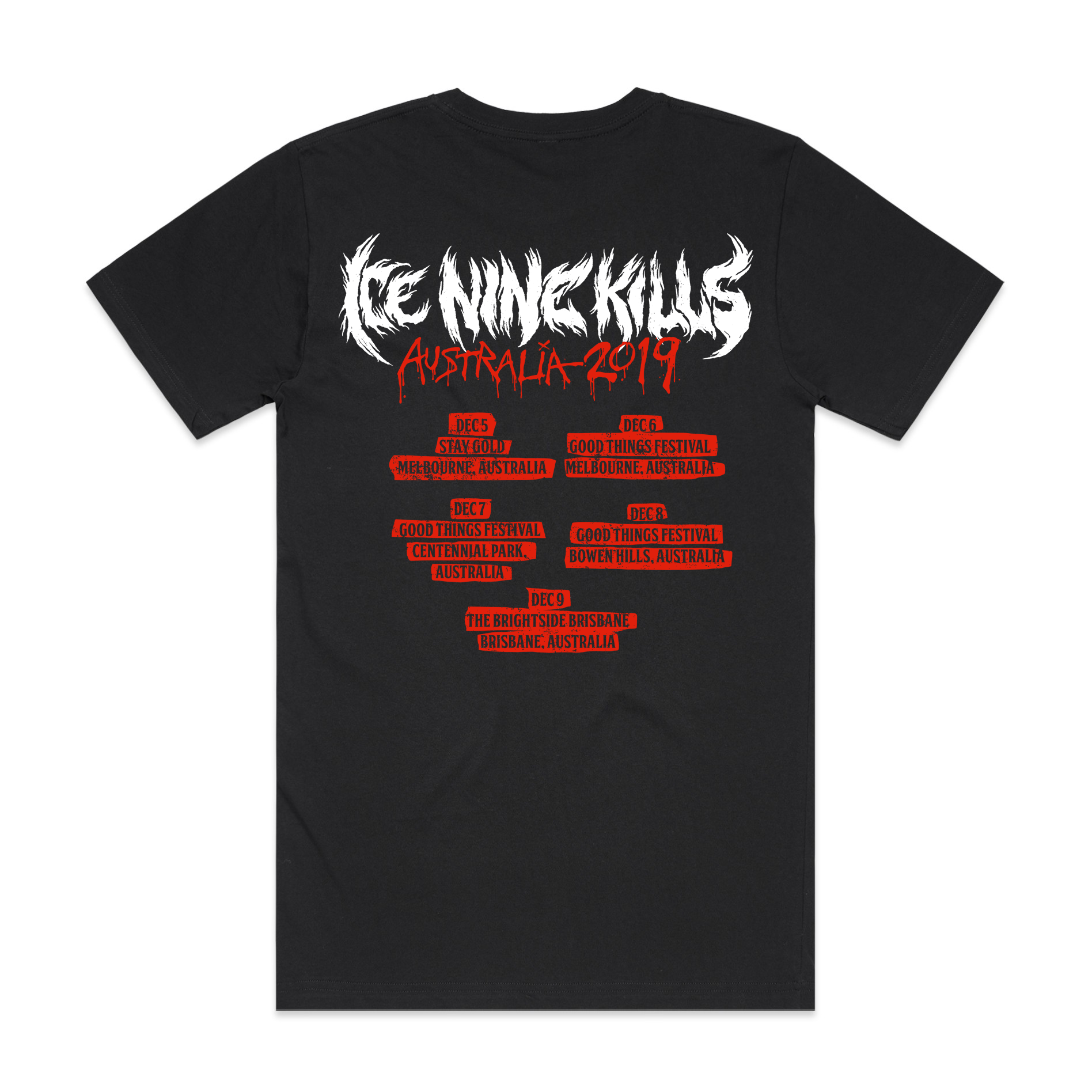 Ice Nine Kills - 2019 Australian Tour Tee