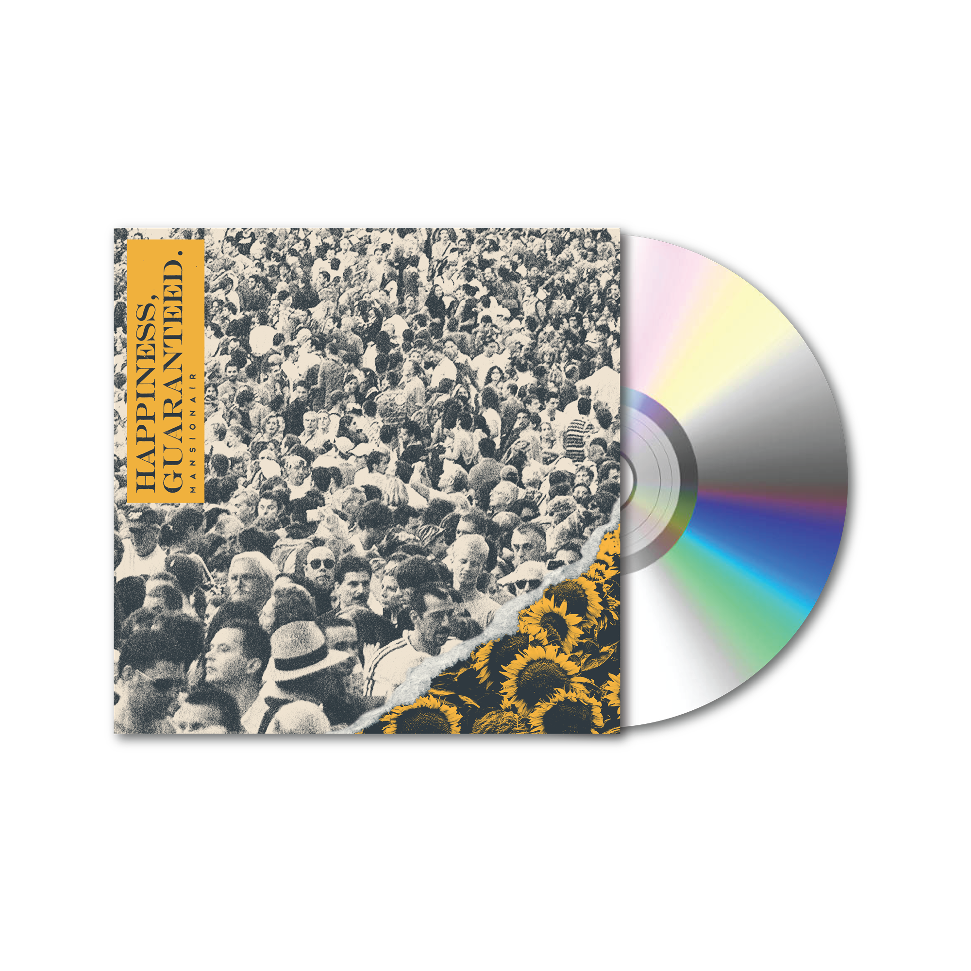 Mansionair | 'Happiness, Guaranteed' T-Shirt + Music Bundle