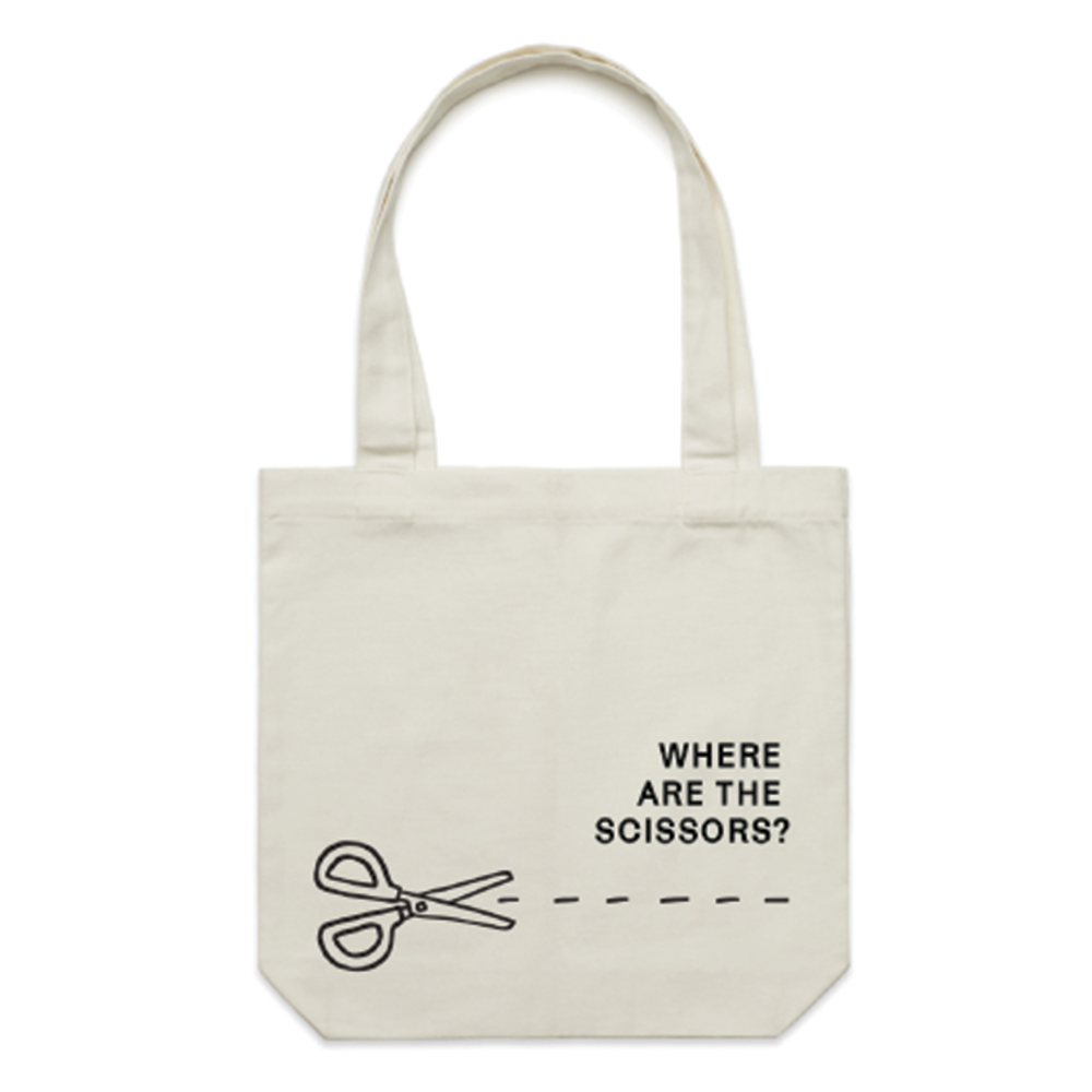 Too Peas | Scissors Tour Tote Bag