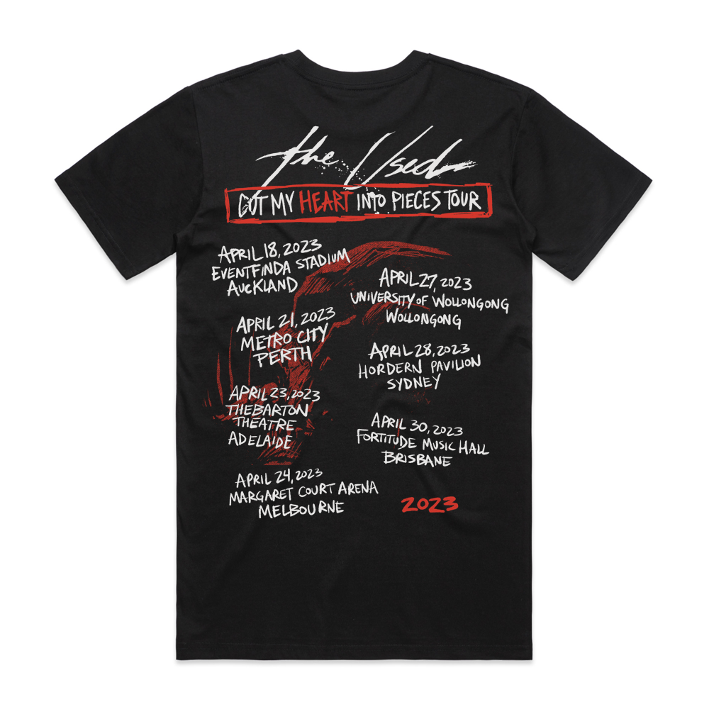 The Used | Australian Tour Tee | Merch Fan