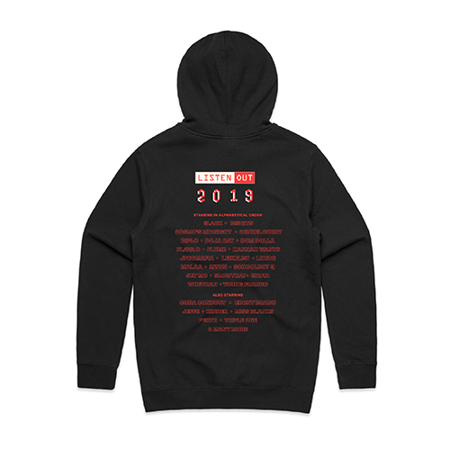 Listen Out - 2019 Lineup Hoodie